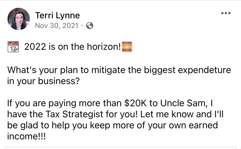 Carlotta Thompson & Associates - Tax Strategist - Pay The Least Tax Legally Possible